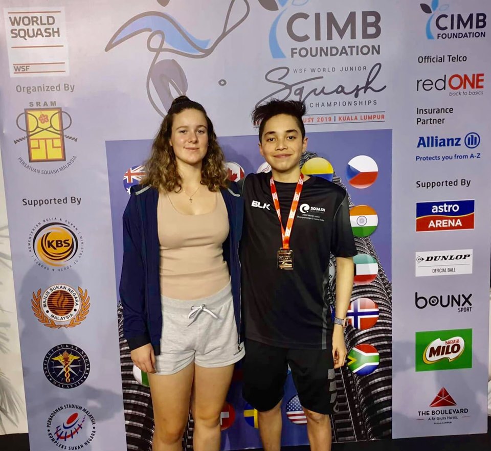 Natalie Sayes and Gabe Yam - 2019 World Juniors Individual Plate Champions