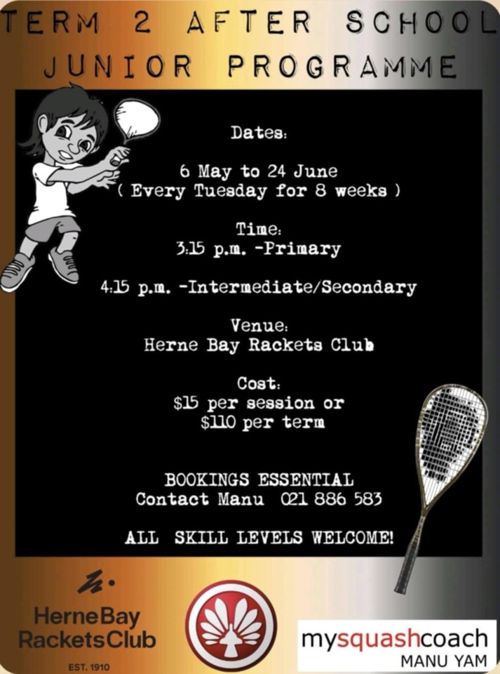 After-school squash programme